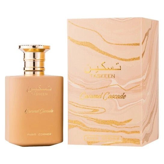 Taskeen Caramel Cascade Eau de Parfum 3.4 oz by Paris Corner – Sweet Gourmand Luxury Perfume | Free USA 3-Day Delivery image 0