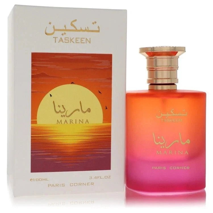 Paris Corner Taskeen Marina Eau de Parfum 100ml – Tropical Fruity Floral Unisex Fragrance | Free USA 3-Day Delivery image 0
