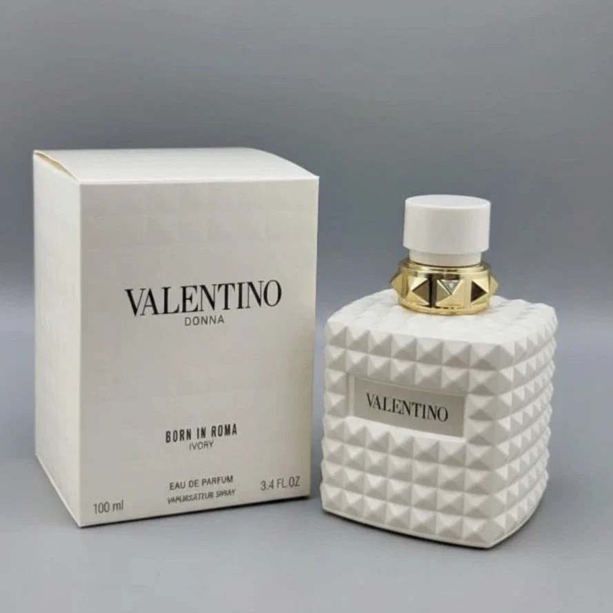 Valentino Donna Born in Roma Ivory Eau de Parfum 3.4 oz Spray by Valentino – Creamy Floral Women’s Perfume | Free USA 3-Day Delivery image 0