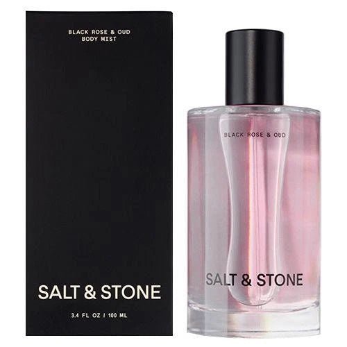 Salt & Stone Black Rose & Oud Body Mist 3.4 oz – Luxury Floral Oud Unisex Fragrance Mist | Free USA 3-Day Delivery image 0