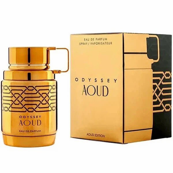 Armaf Odyssey Aoud EDP 100ml | Luxury Oud Men's Perfume | Saffron, Lavender, Nutmeg, Rich Oud & Patchouli | Free Delivery All Over USA image 1