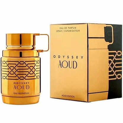Armaf Odyssey Aoud EDP 100ml | Luxury Oud Men's Perfume | Saffron, Lavender, Nutmeg, Rich Oud & Patchouli | Free Delivery All Over USA image 1
