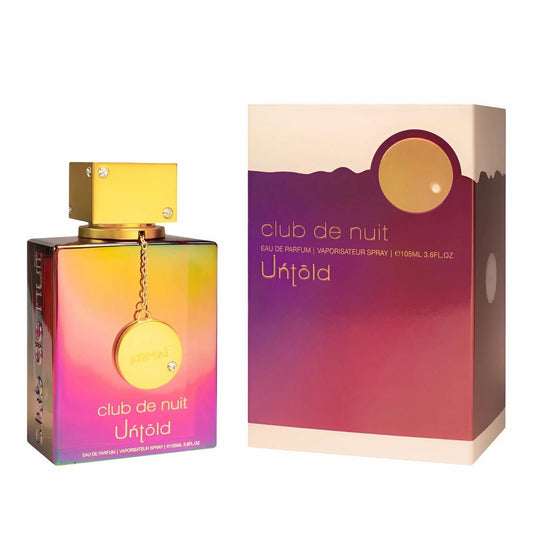 Armaf Club de Nuit Untold EDP 105ml | Luxury Unisex Amber Perfume | Saffron, Jasmine, Amberwood & Cedar | Best Baccarat Rouge 540 Alternative | Free Delivery USA image 0