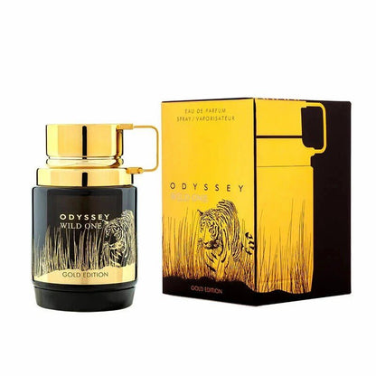 Armaf Odyssey Wild One Gold Edition EDP 100ml | Men's Woody Spicy Cologne | Bergamot, Pepper, Lavender, Sandalwood & Ambroxan | Free Delivery All Over USA image 0