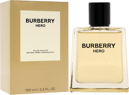 Burberry Hero Eau de Toilette Spray 100ml for Men | Fresh Woody Masculine Fragrance | Fast Free USA Delivery image 1