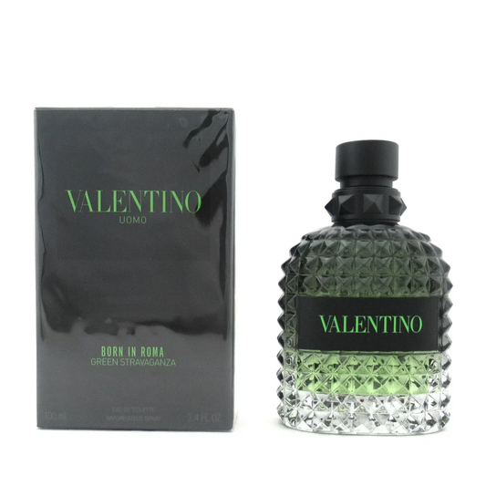 Valentino Uomo Born In Roma Green Stravaganza EDT 3.4 oz for Men – New, Free USA Shipping, 3-Day Delivery image 0