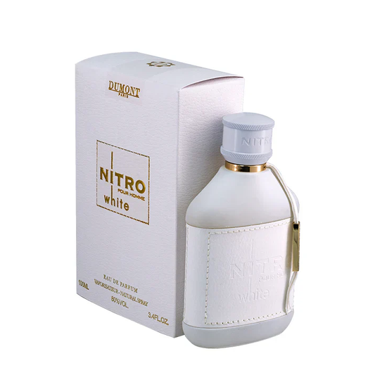 Nitro White Pour Homme Eau de Parfum 3.4 oz by Dumont Paris – Fresh Clean Men’s Perfume | Free USA 3-Day Delivery image 0