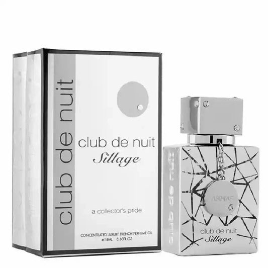 Armaf Club de Nuit Sillage Concentrated Perfume Oil 18ml | Collector's Pride | Bergamot, Lemon, Rose, Sandalwood & Ambroxan | Free Delivery All Over USA image 0