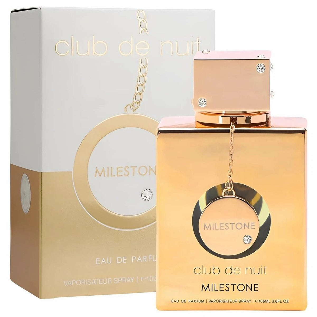 Armaf Club de Nuit Milestone EDP 105ml | Luxury Unisex Aquatic Perfume | Bergamot, Marine Accord, Violet, Sandalwood & Vetiver | Free Delivery All Over USA image 0