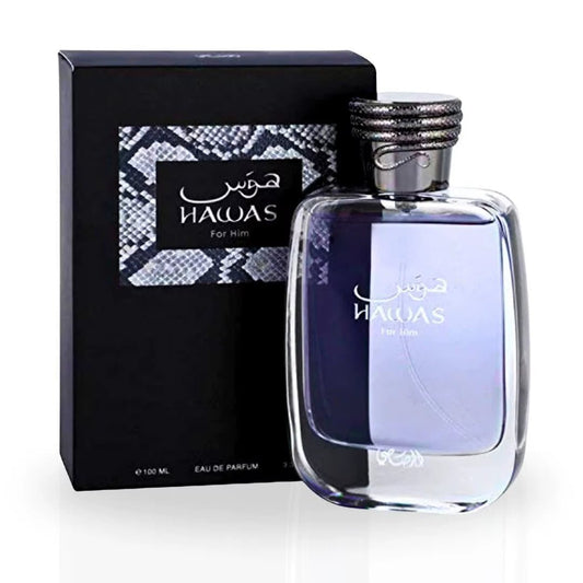 Rasasi Hawas For Him Eau De Parfum 100ML Men’s Luxury Fresh Aquatic Perfume | Free USA 3-Day Delivery image 0