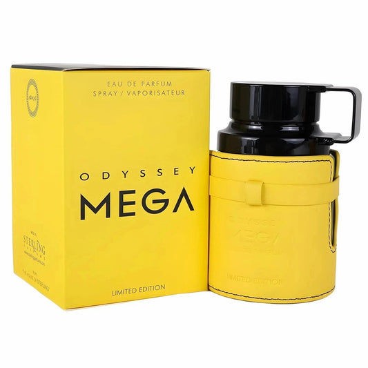Armaf Odyssey Mega Limited Edition EDP 100ml | Men's Aromatic Woody Cologne | Bergamot, Ginger, Pineapple, Juniper & Tonka Bean | Free Delivery All Over USA image 0