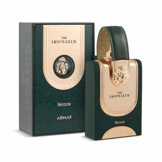 Armaf The Lion's Club Féroce EDP 100ml | Luxury Unisex Woody Perfume | Clary Sage, Saffron, Oud, Agarwood & Vetiver | Free Delivery All Over USA image 0