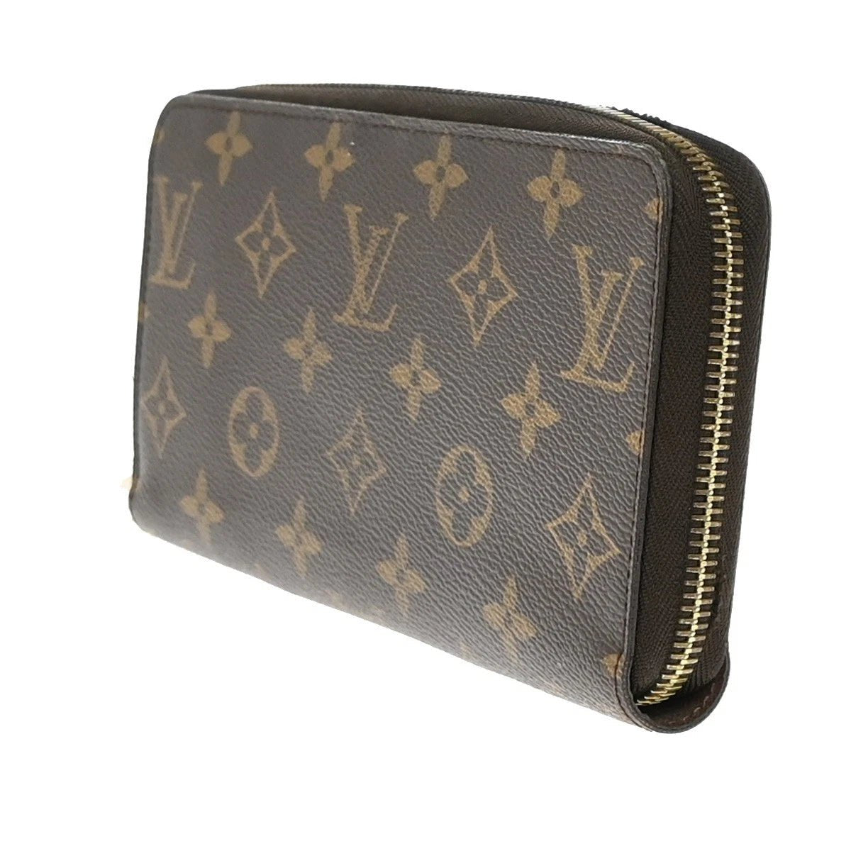 Louis Vuitton Long Zippy Wallet Monogram Leather Brown – Made in France Luxury Organizer | Free 3–5 Day USA Shipping image 1