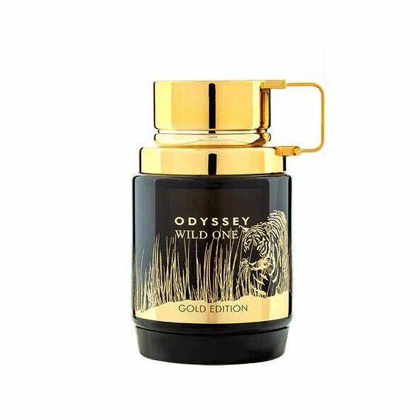 Armaf Odyssey Wild One Gold Edition EDP 100ml | Men's Woody Spicy Cologne | Bergamot, Pepper, Lavender, Sandalwood & Ambroxan | Free Delivery All Over USA image 1