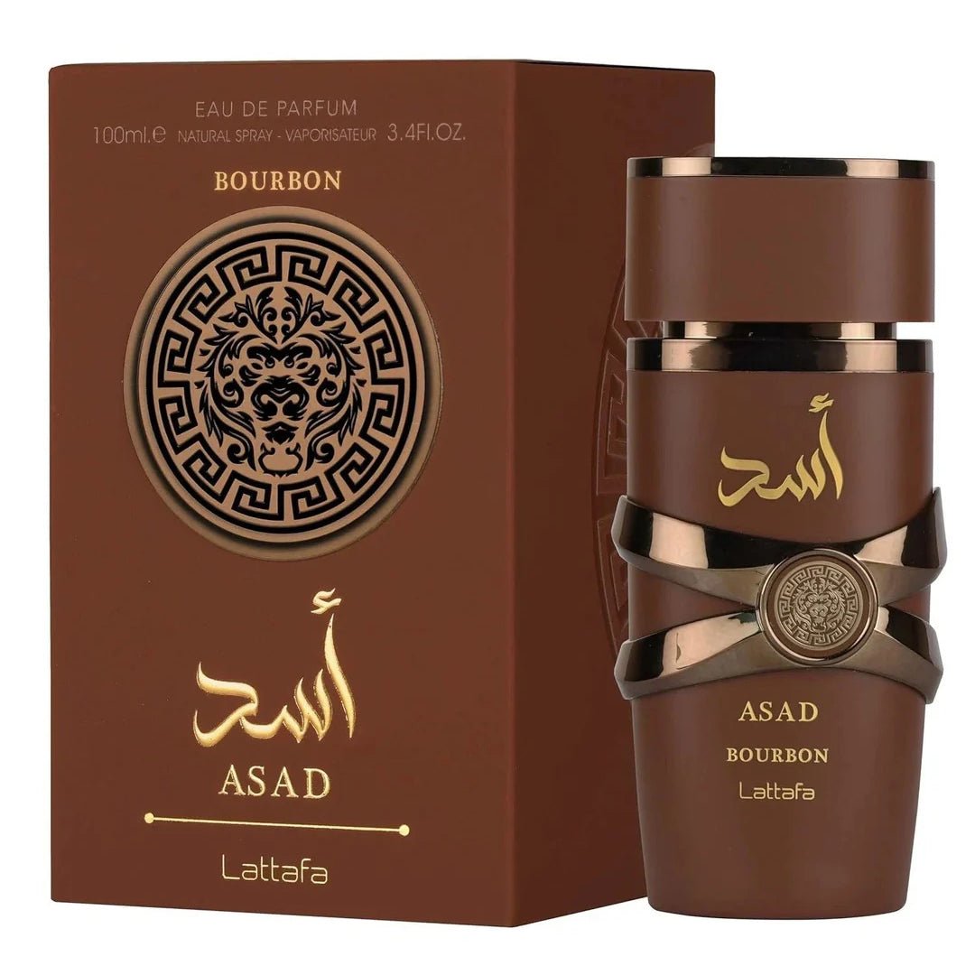 Lattafa Asad Bourbon Eau De Parfum 3.4 oz / 100ml Luxury Warm Spicy Men’s Perfume – Free USA Delivery image 0