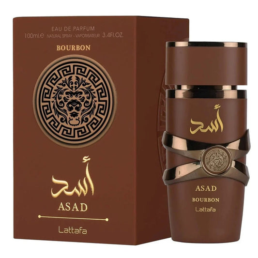 Lattafa Asad Bourbon Eau De Parfum 3.4 oz / 100ml Luxury Warm Spicy Men’s Perfume – Free USA Delivery image 0