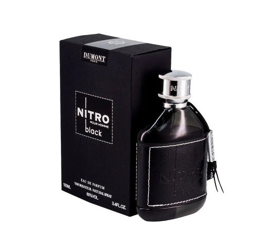 Nitro Black Pour Homme Eau de Parfum 3.4 oz by Dumont Paris – Bold Men’s Perfume | Free USA 3-Day Delivery image 0