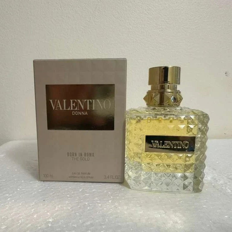 Valentino Born in Roma The Gold EDP 3.4 oz / 100ml for Women – New & Sealed, Free USA Shipping, 3-Day Delivery image 0