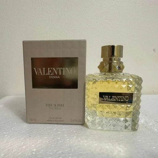 Valentino Born in Roma The Gold EDP 3.4 oz / 100ml for Women – New & Sealed, Free USA Shipping, 3-Day Delivery image 0