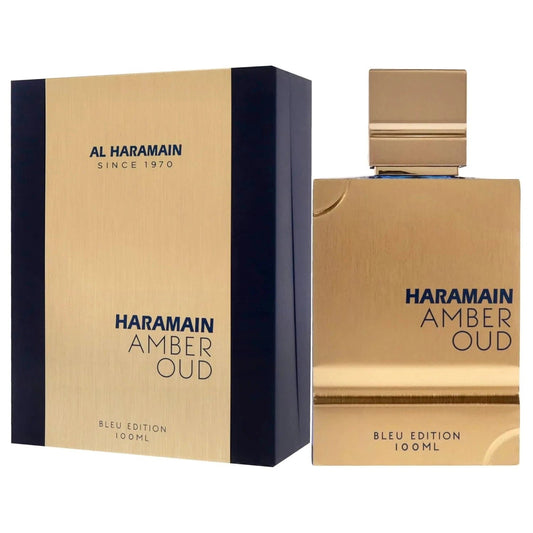 Haramain Amber Oud Bleu Edition Extrait de Parfum 100ml – Luxury Fresh Woody Unisex Fragrance | Free USA 3-Day Delivery image 0