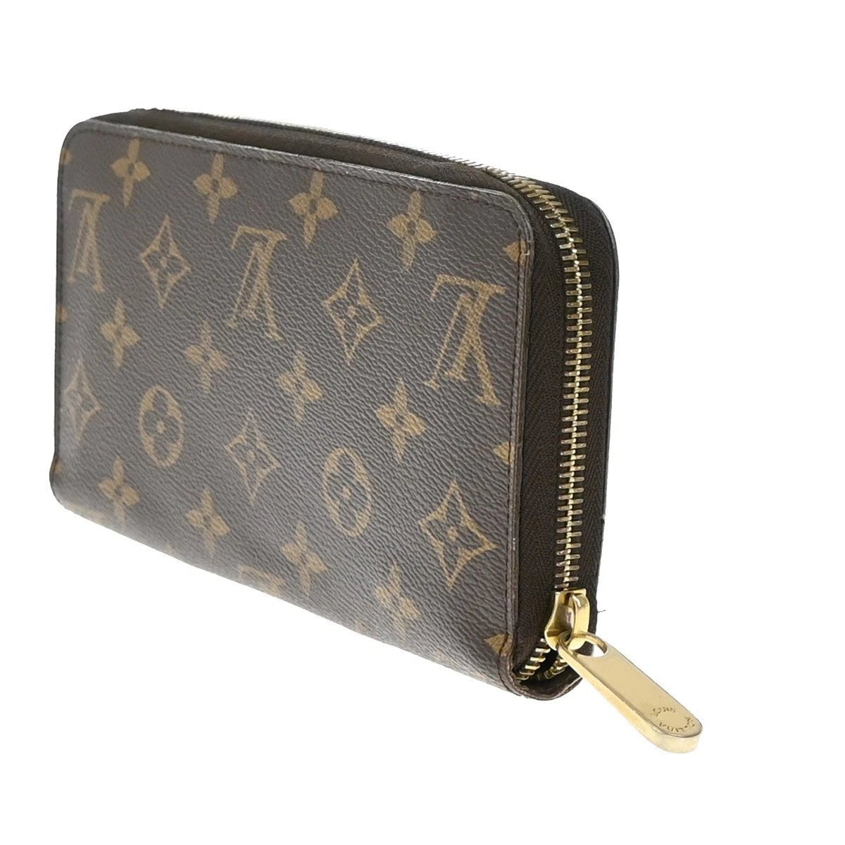 Louis Vuitton Long Zippy Wallet Monogram Leather Brown – Made in France Luxury Organizer | Free 3–5 Day USA Shipping image 3
