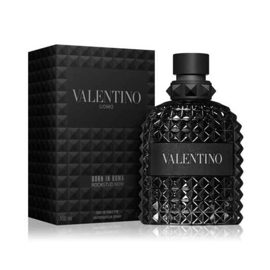 Valentino Uomo Born In Roma Rockstud Noir 100ml Eau de Parfum | 70% Off + Free USA Shipping image 0