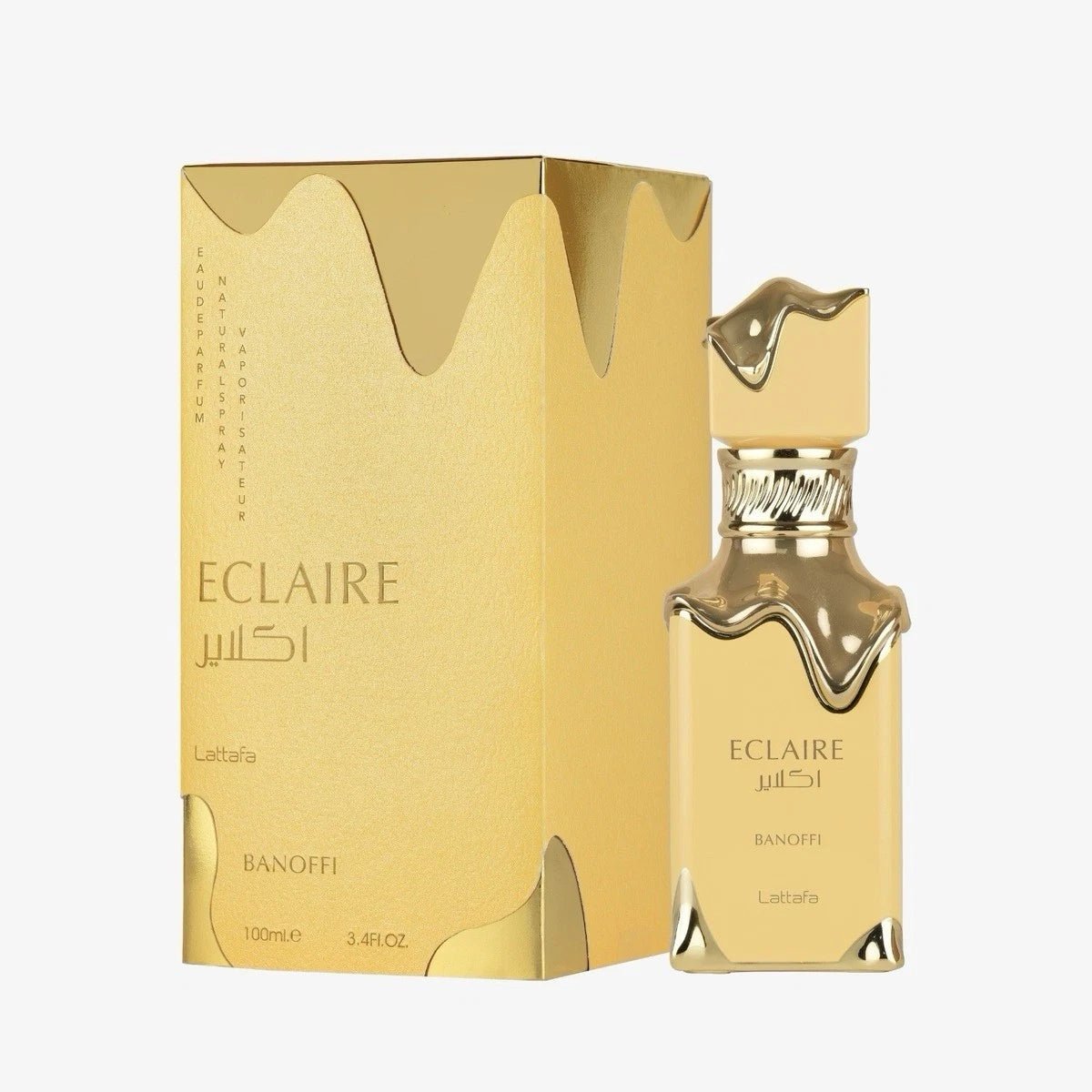 Lattafa Eclaire Banoffi Eau De Parfum 3.4 oz / 100ml Sweet Gourmand Luxury Perfume for Women & Men – Free USA Delivery image 0