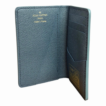 NEW Louis Vuitton Pocket Organizer Monogram Surfin’ Blue Bifold Wallet – Limited Edition Designer Luxury | Free 3–5 Day USA Shipping image 8