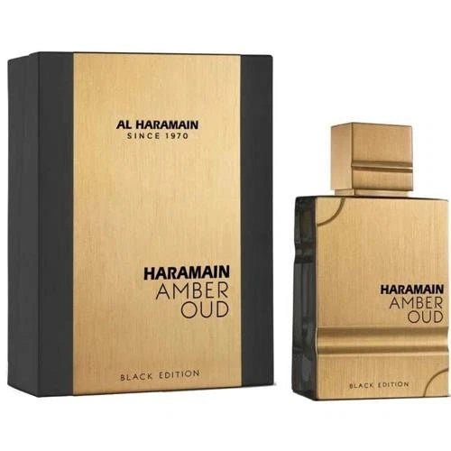 Haramain Amber Oud Black Edition Extrait de Parfum 100ml – Luxury Woody Spicy Unisex Fragrance | Free USA 3-Day Delivery image 0