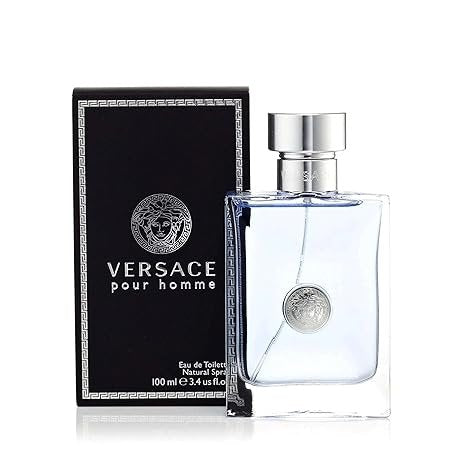 Versace Pour Homme Eau de Toilette for Men 100ml – Fresh Citrus Aromatic Luxury Cologne | Long-Lasting Scent | Free 3-Day USA Shipping image 0
