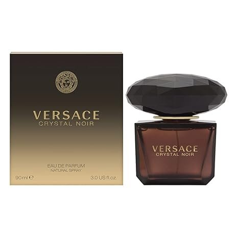 Versace Crystal Noir Eau de Parfum for Women 90ml – Warm Spicy Floral Luxury Perfume | Long-Lasting Scent | Free 3-Day USA Shipping image 0