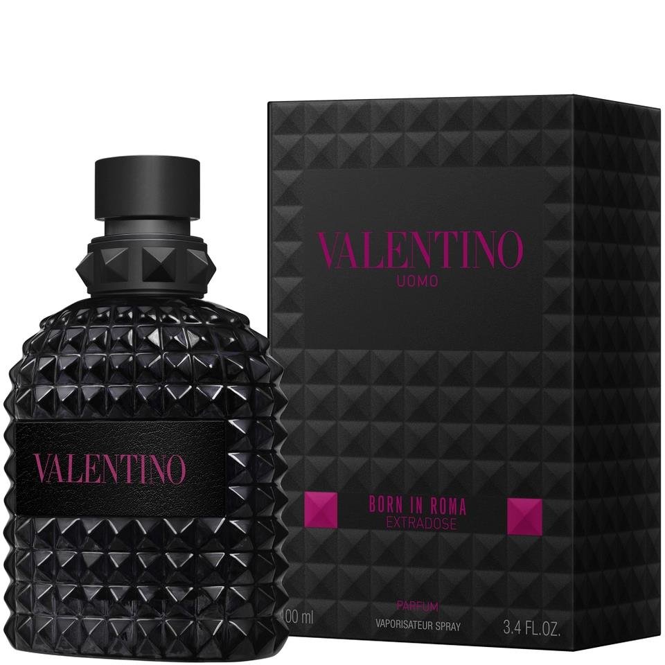 Valentino Uomo Born in Roma Extradose Parfum 3.4 oz Spray by Valentino – Intense Woody Spicy Men’s Fragrance | Free USA 3-Day Delivery image 0