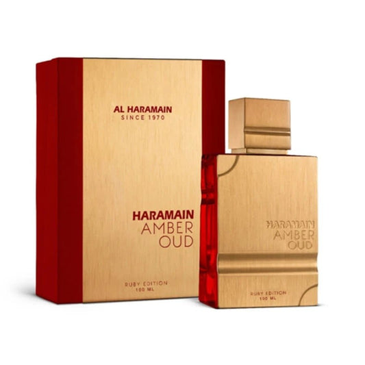 Haramain Amber Oud Ruby Edition Extrait de Parfum 100ml – Luxury Sweet Fruity Unisex Fragrance | Free USA 3-Day Delivery image 0