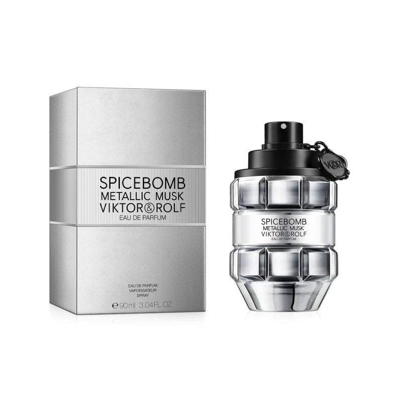Viktor & Rolf Spicebomb Metallic Musk Eau de Parfum 3 oz / 90 ml – Men’s Cologne | New & Sealed | | Free USA Shipping image 0