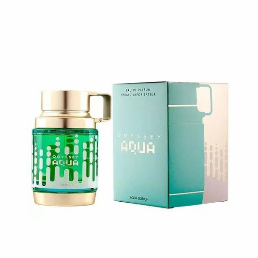 Armaf Odyssey Aqua EDP 100ml | Men's Fresh Woody Cologne | Grapefruit, Artemisia, Lavender, Mint & Ambroxan | Free Delivery All Over USA image 0