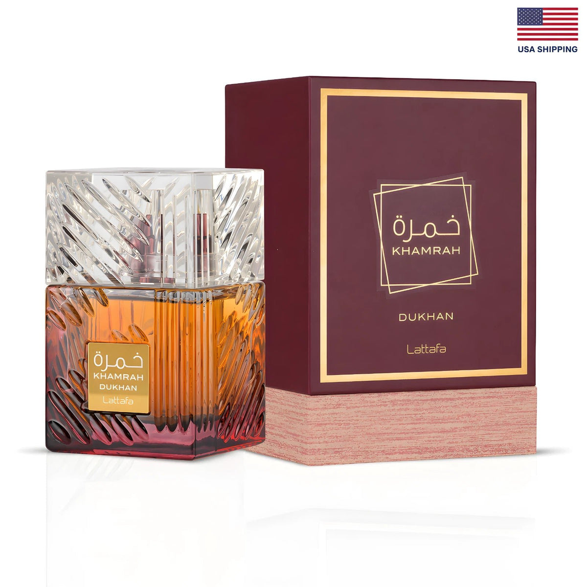 Lattafa Khamrah Dukhan Eau de Parfum 100ml Luxury Unisex Perfume | Free USA 3-Day Delivery image 0