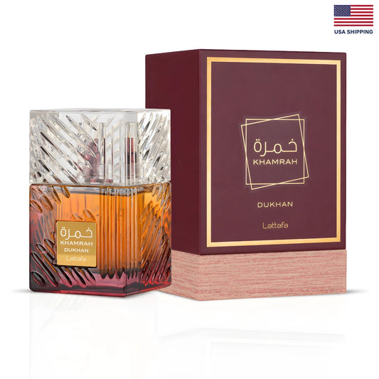 Lattafa Khamrah Dukhan Eau de Parfum 100ml Luxury Unisex Perfume | Free USA 3-Day Delivery image 0