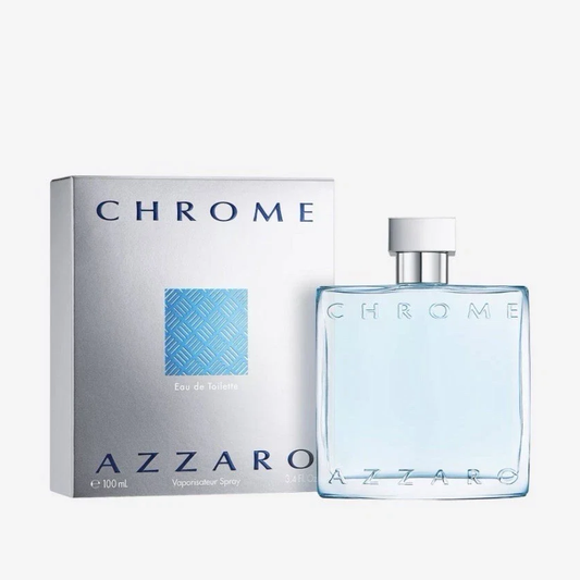 Chrome Eau de Toilette 3.4 oz Spray by Azzaro – Fresh Citrus Aquatic Men’s Cologne | Free USA 3-Day Delivery image 0