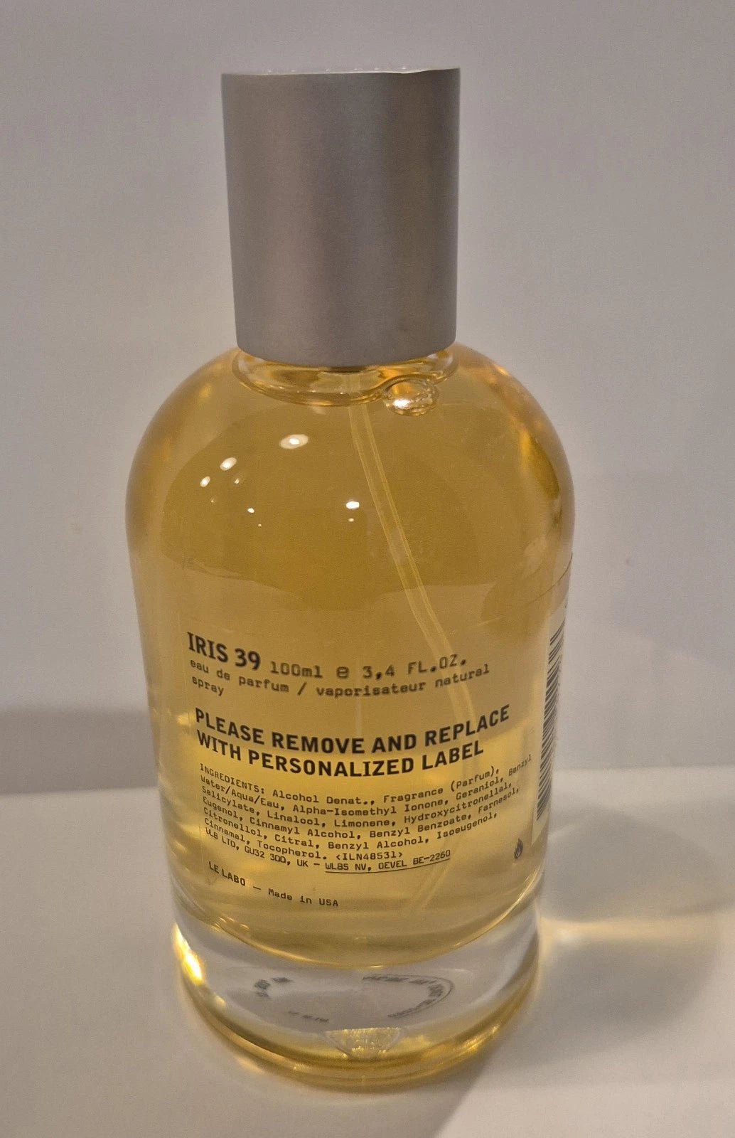 IRIS 26 by Le Labo 3.4oz EDP Spray – Niche Fragrance New (No Box) | Batch Code A7121222 | Free 3–5 Day USA Shipping image 1