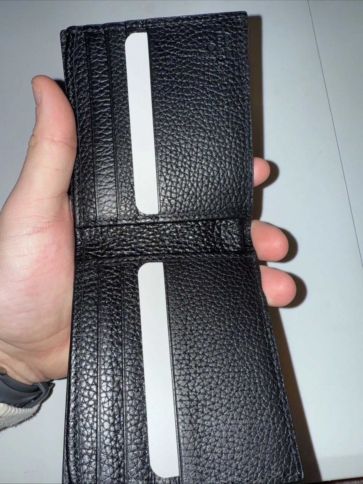 Gucci Jumbo GG Black Italian Leather Bi-Fold Wallet – New Designer Wallet | 70% OFF + Free 3–5 Day USA Shipping image 1