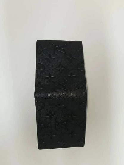 Louis Vuitton Men’s Monogram Macassar Canvas Wallet – Black Designer Luxury Bi-Fold | Free 3–5 Day USA Shipping image 3