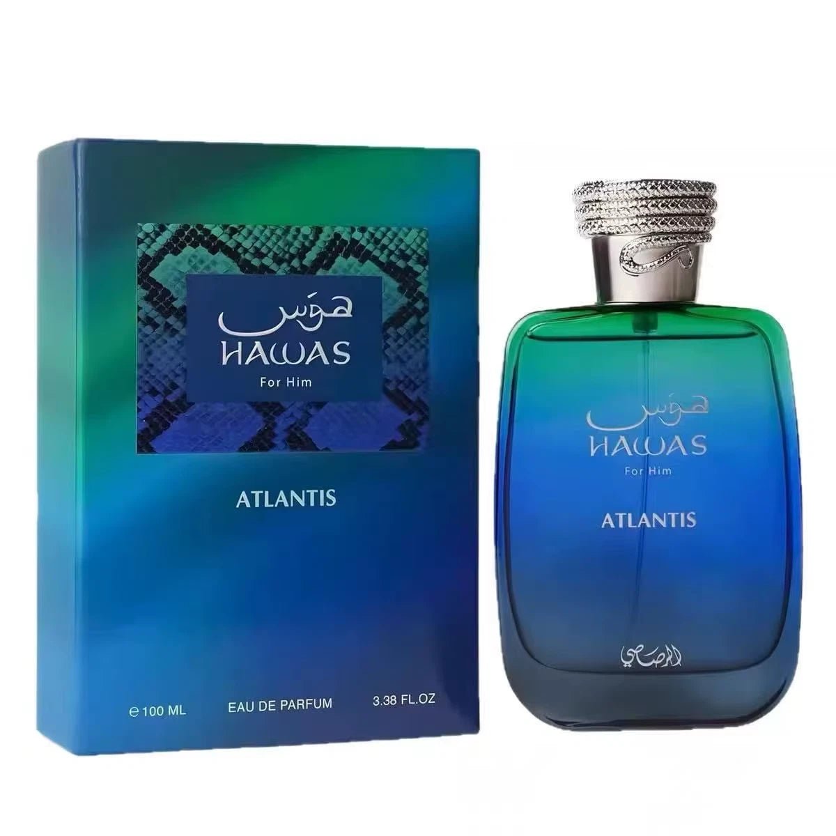Rasasi Hawas Atlantis For Him Eau De Parfum 100ML Men’s Aquatic Luxury Perfume | Free USA 3-Day Delivery image 0