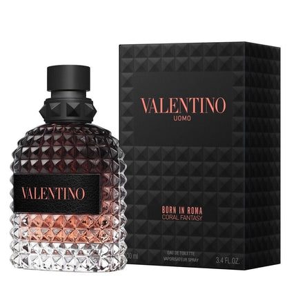 Valentino Uomo Born In Roma Coral Fantasy EDT 3.4 fl oz for Men – Free USA Shipping, 3-Day Delivery image 0