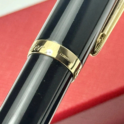 Cartier Black & Gold Composite Executive Rollerball Pen – Rare AD VIP Gift Luxury Writing Instrument | Free 3–5 Day USA Shipping image 5