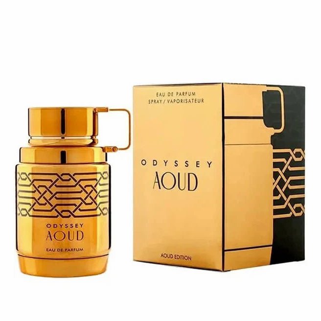 Armaf Odyssey Aoud EDP 100ml | Luxury Oud Men's Perfume | Saffron, Lavender, Nutmeg, Rich Oud & Patchouli | Free Delivery All Over USA image 0
