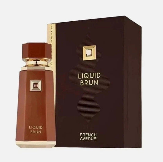 French Avenue Liquid Brun Eau de Parfum 3.4 oz / 100ml Men’s Luxury Fragrance – Warm Sweet Woody Scent | Free USA 3-Day Delivery image 0