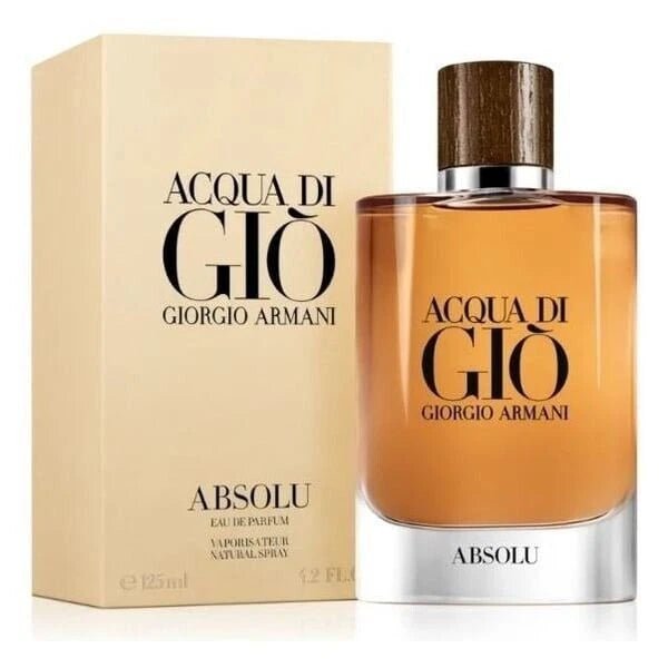 Acqua di Giò Absolu Eau de Parfum 6.7 oz, 4.2 oz Spray by Giorgio Armani – Woody Aquatic Men’s Fragrance | Free USA 3-Day Delivery image 1