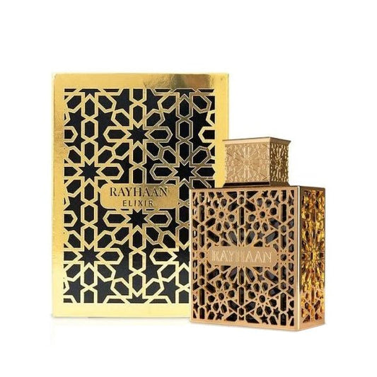 Rayhaan Elixir Eau de Parfum 3.4 oz (100ml) – Luxury Oriental Woody Men’s Perfume | Long Lasting Fragrance & Free USA Shipping image 0