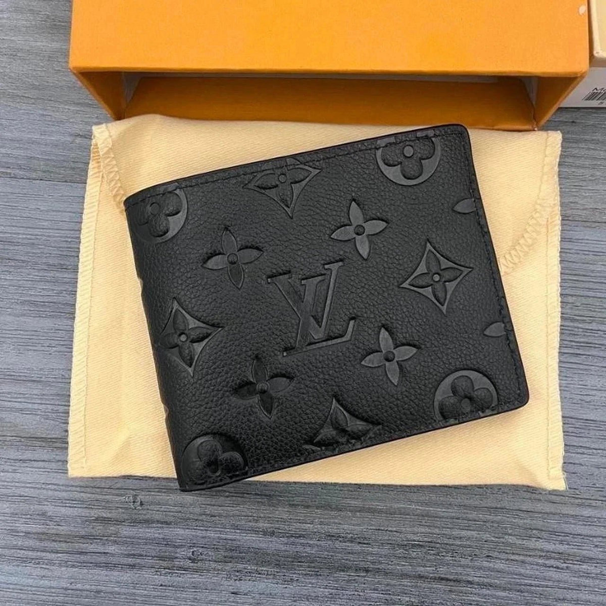 Louis Vuitton Men’s Monogram Macassar Canvas Wallet – Black Designer Luxury Bi-Fold | Free 3–5 Day USA Shipping image 0