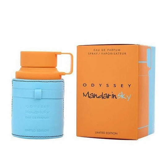 Armaf Odyssey Mandarin Sky EDP 100ml | Men's Citrus Amber Perfume | Mandarin, Saffron, Caramel, Tonka Bean & Ambroxan | Free Delivery All Over USA image 0